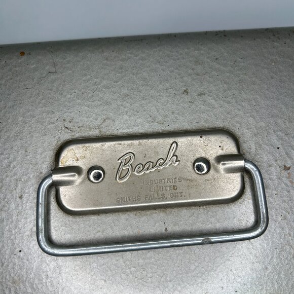 Beach Industries Limited Vintage Metal Cash Box - Picture 6 of 9